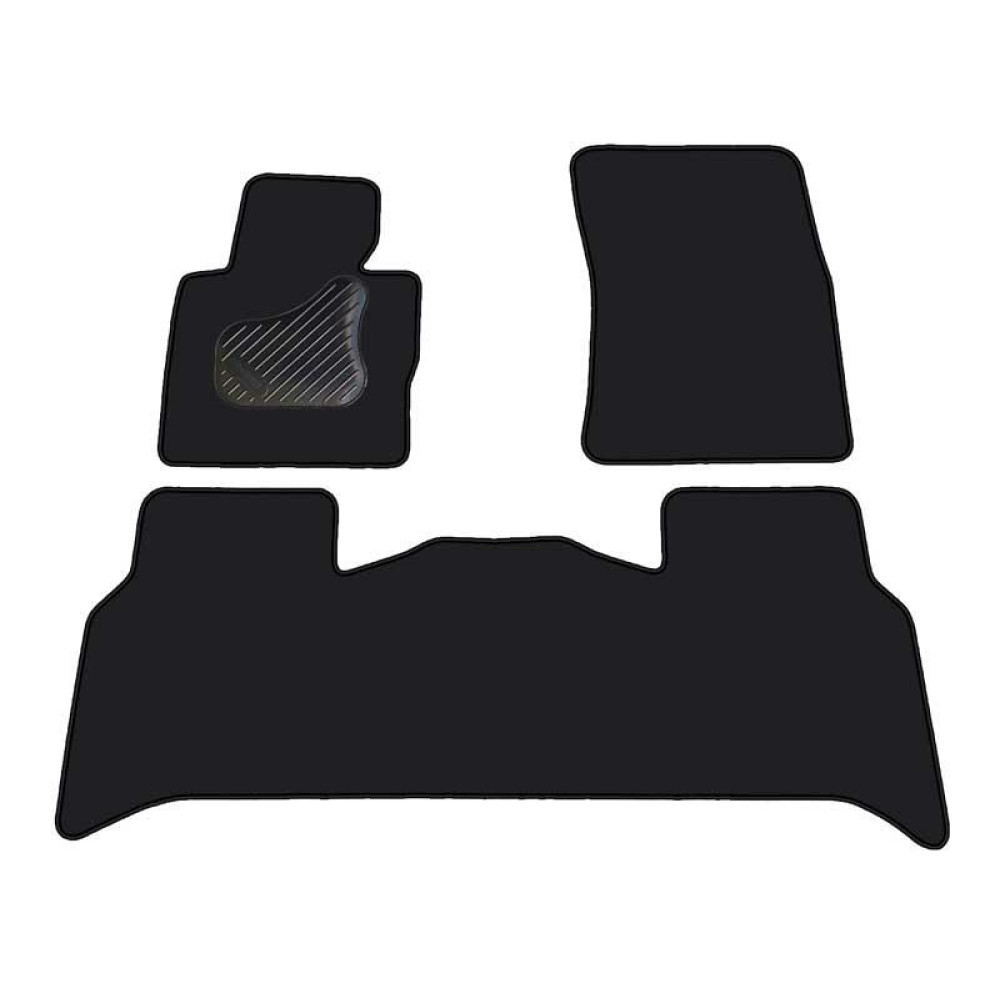 Car textile mats black LAND ROVER RANGE ROVER (2002-2013) ECONOMIC