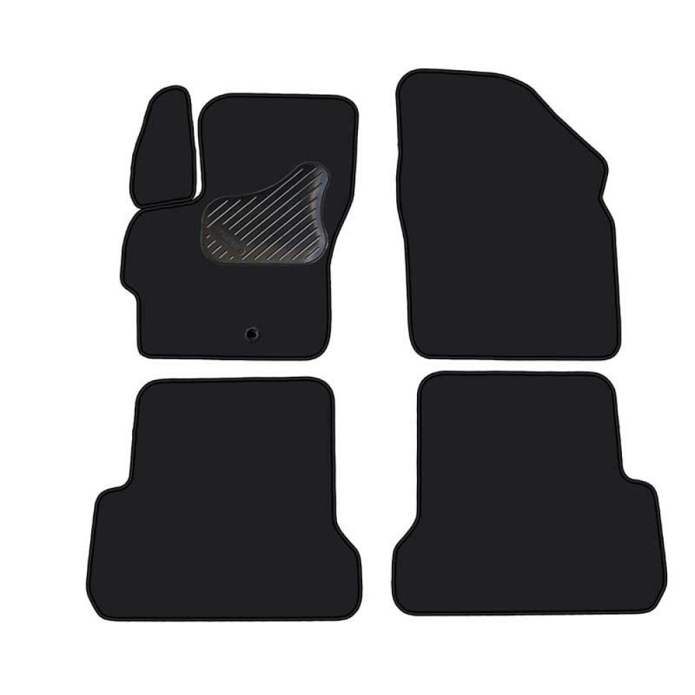 Car textile mats black MAZDA 3 (2004-2009) ECONOMIC