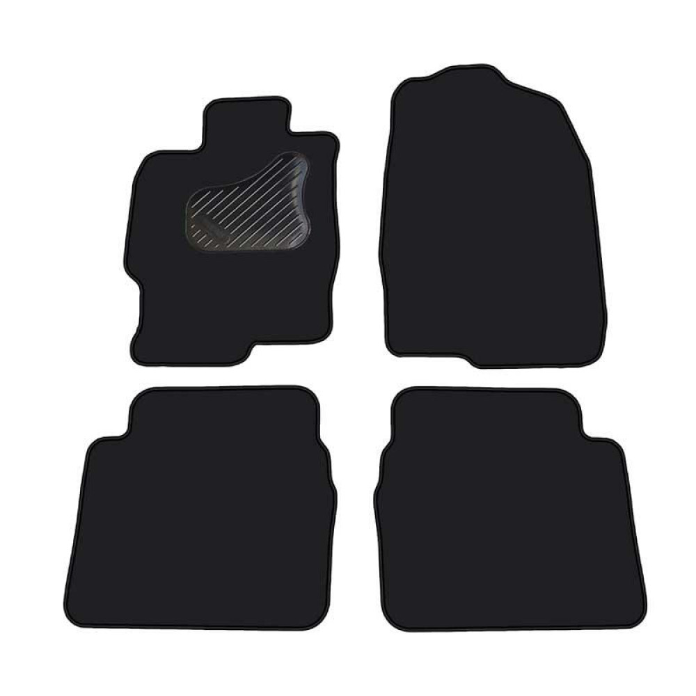 Car textile mats black MAZDA 6 (2008-2012) ECONOMIC