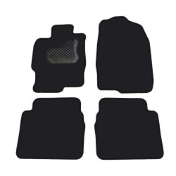Alfombrillas textiles negras para coche MAZDA 6 (2008-2012) ECONÓMICAS