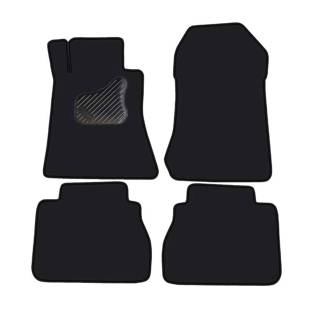 Car textile mats black MB E-class W210 (1995-2002) ECONOMIC