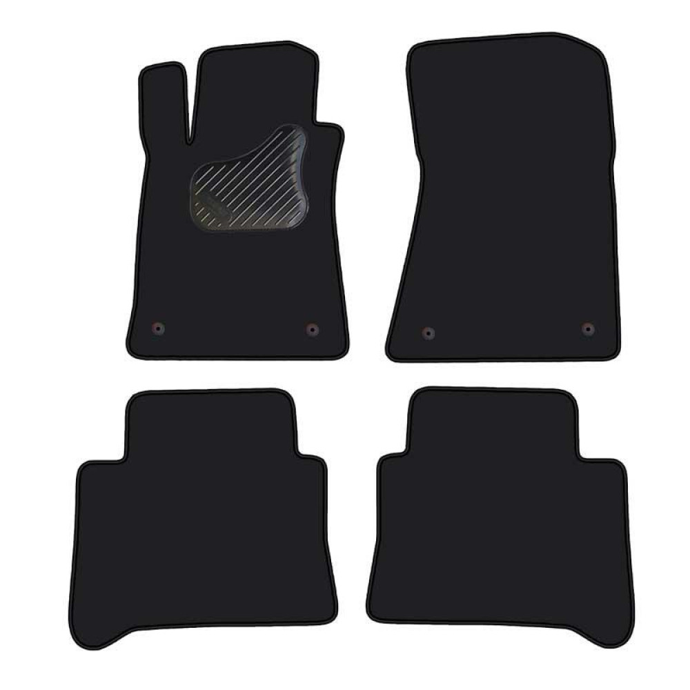 Car textile mats black MB E-class W211 (2003-2009) ECONOMIC