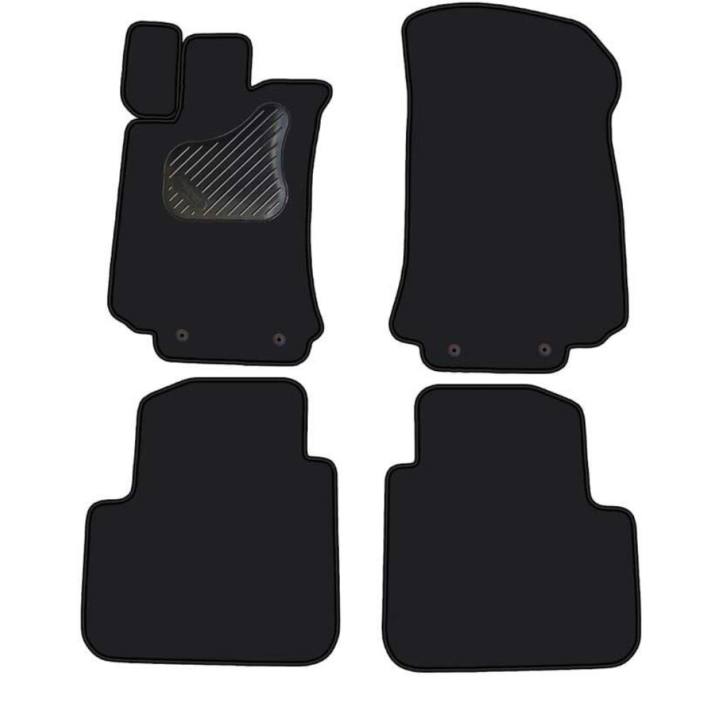 Car textile mats black MB R-class W251 (2006-2011) LUXE
