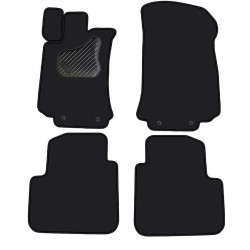 Car textile mats black MB R-class W251 (2006-2011) LUXE