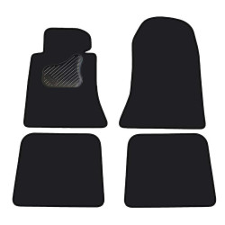 Alfombrillas textiles negras para coche MB W124 (1985-1995) ECONÓMICAS