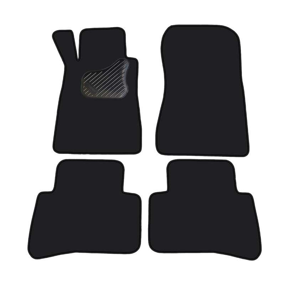 Car textile mats black MB C-class W202 (1994-2001) ECONOMIC
