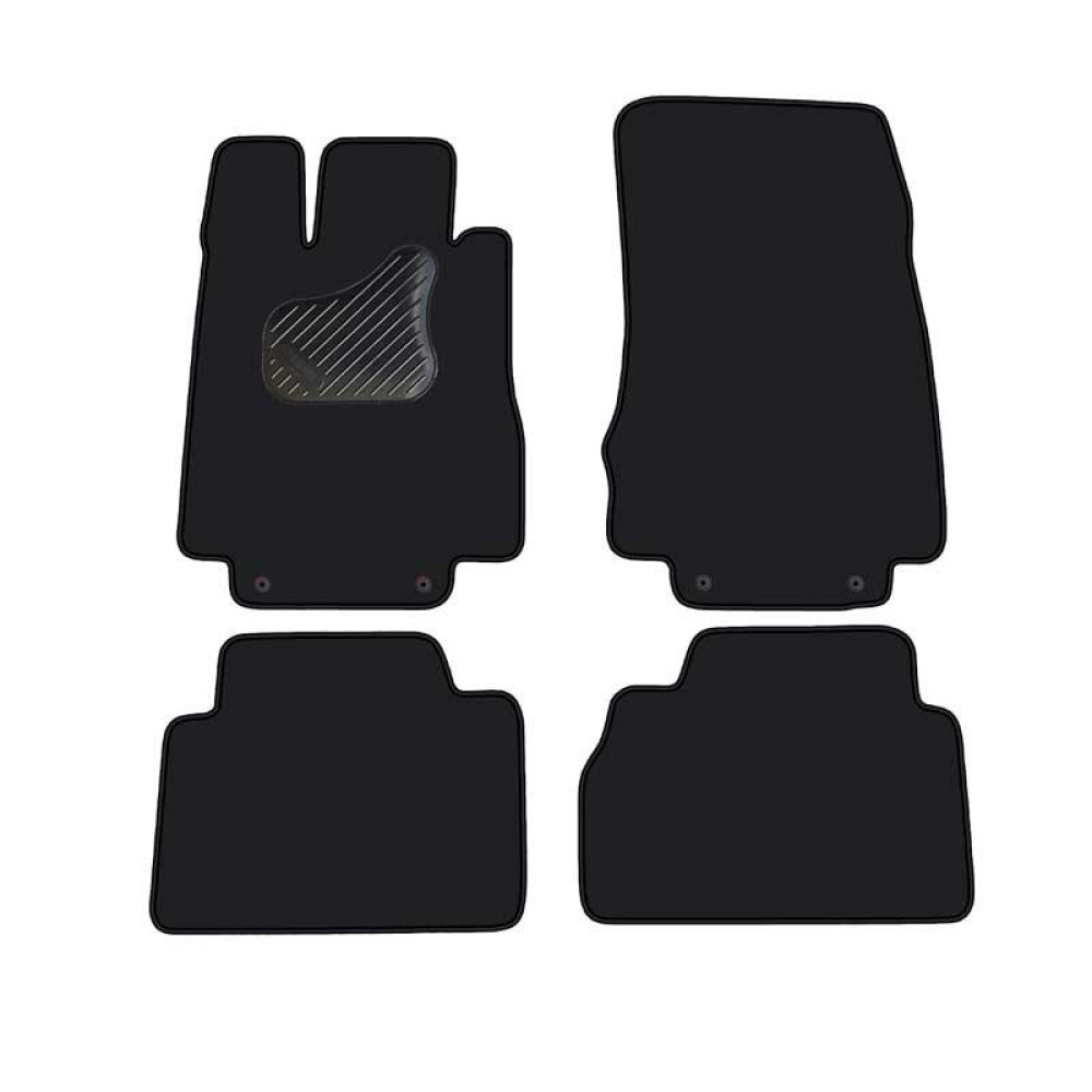 Car textile mats black MB S-class W220 (2000-2006) ECONOMIC