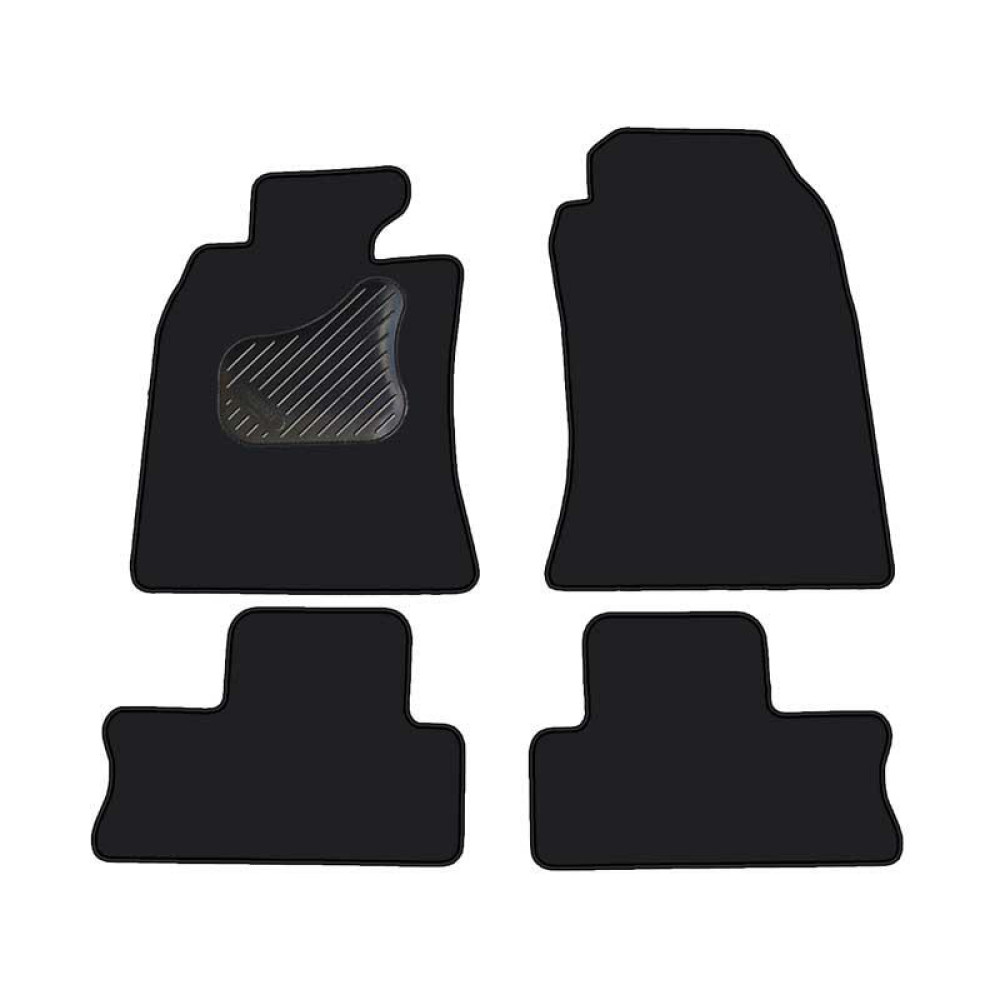 Car textile mats black MINI COOPER (2001-2006) ECONOMIC