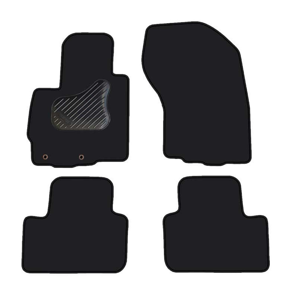Alfombrillas textiles negras para coche MITSUBISHI ASX (2010-...) ECONÓMICAS