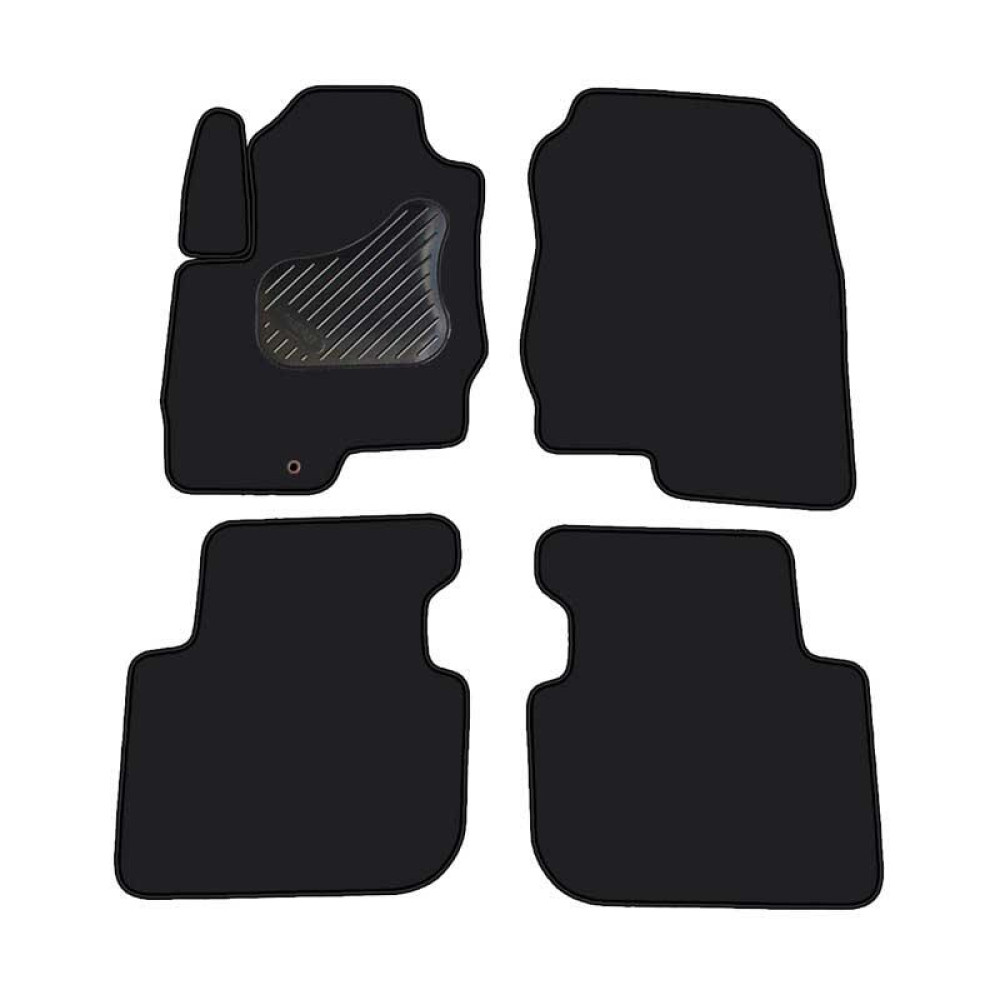 Car textile mats black MITSUBISHI COLT (2003-2009) ECONOMIC