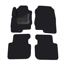 Alfombrillas textiles negras para coche MITSUBISHI COLT (2003-2009) ECONÓMICAS