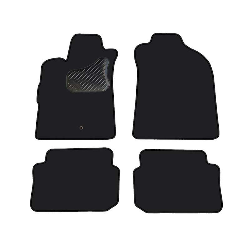 Car textile mats black MITSUBISHI ECLIPSE (2000-2006) ECONOMIC