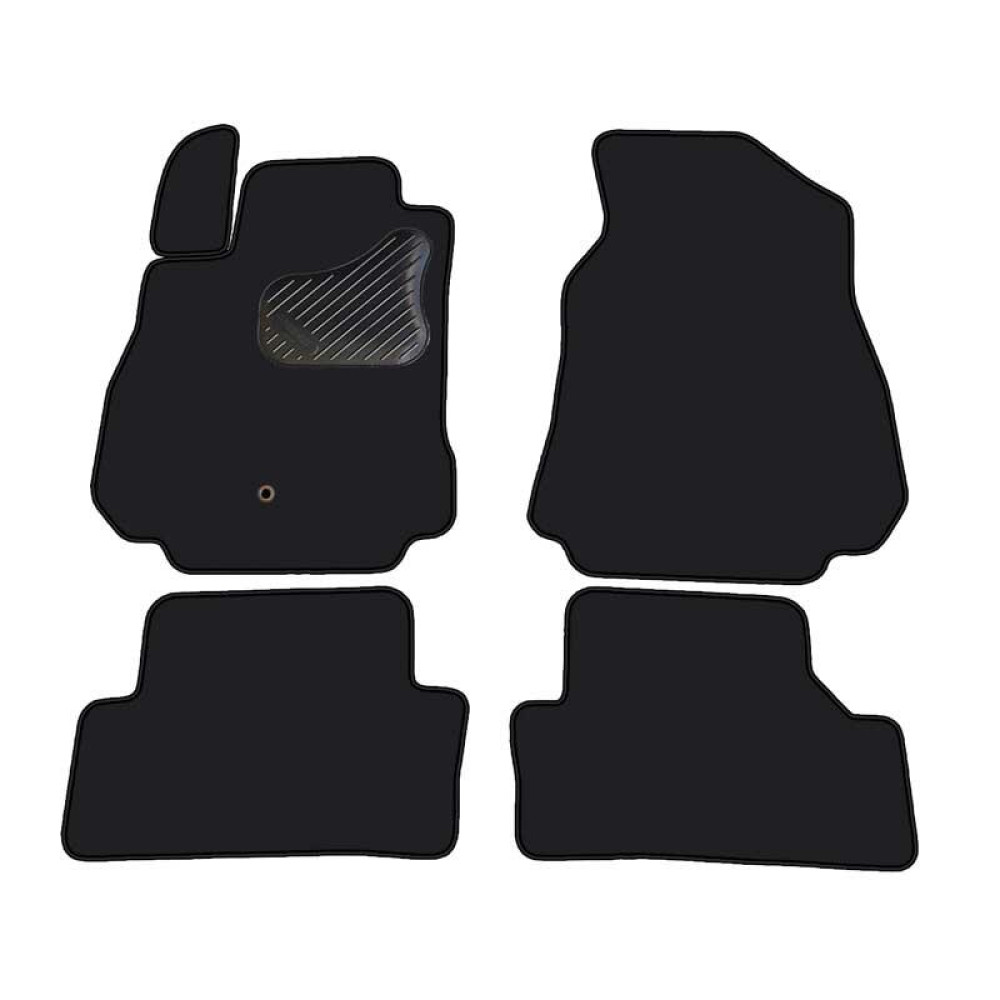Car textile mats black MITSUBISHI ECLIPSE (2006-...) ECONOMIC