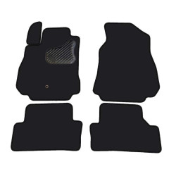 Alfombrillas textiles negras para coche MITSUBISHI ECLIPSE (2006-...) ECONÓMICAS
