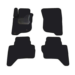 Alfombrillas textiles para coche negras MITSUBISHI L200 (2005-...) ECONÓMICAS
