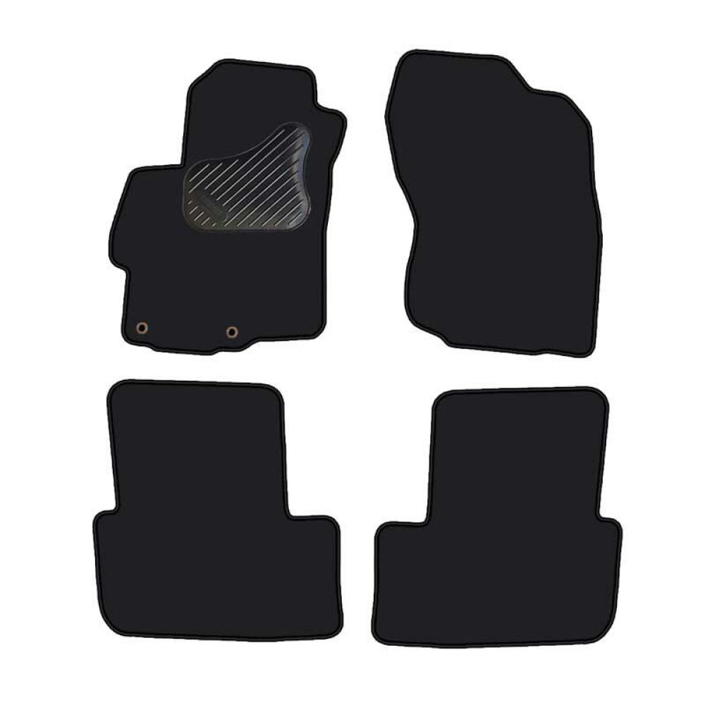 Car textile mats black MITSUBISHI LANCER (2007-...) ECONOMIC