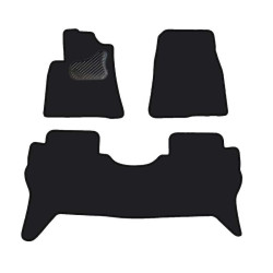 Alfombrillas textiles negras para coche MITSUBISHI PAJERO (1999-2006) ECONÓMICAS