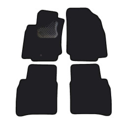 Alfombrillas textiles negras para coche NISSAN NOTE (2006-2013) ECONÓMICAS