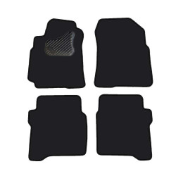 Alfombrillas textiles negras para coche NISSAN PRIMERA (2002-2008) ECONÓMICAS