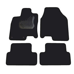 Alfombrillas textiles negras para coche NISSAN QASHQAI (2007-2014) ECONÓMICAS