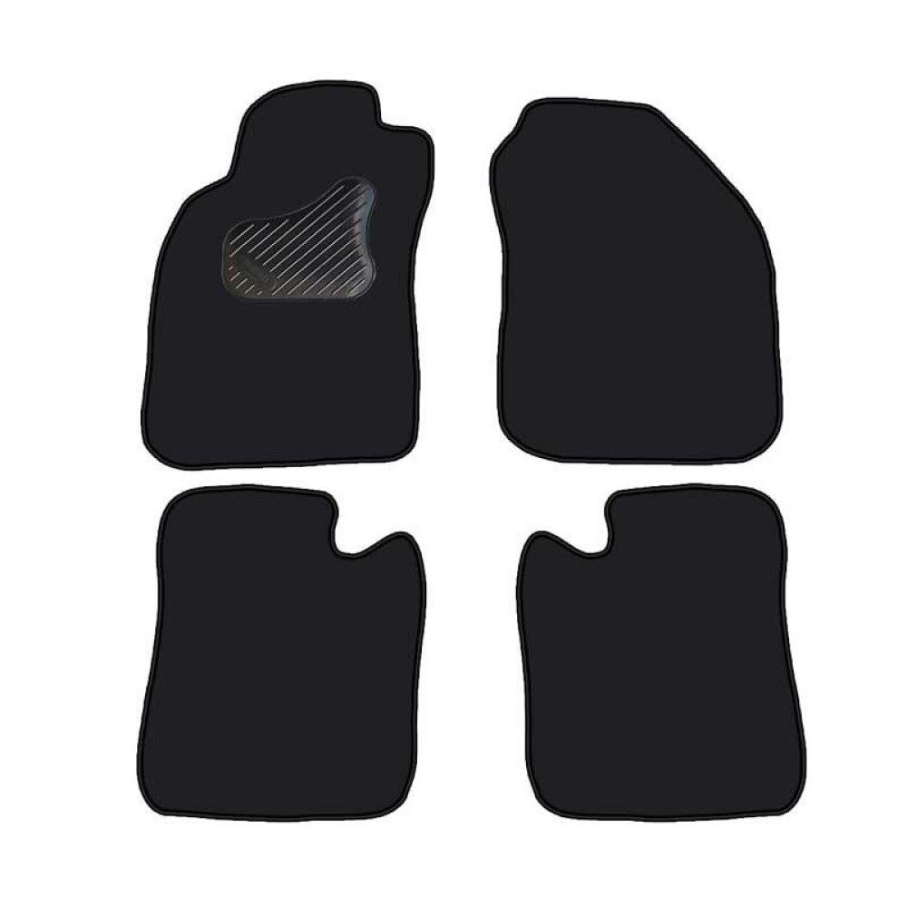 Car textile mats black NISSAN SUNNY (1991-1995) ECONOMIC
