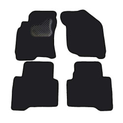 Alfombrillas textiles negras para coche NISSAN X-TRAIL (2001-2007) ECONÓMICAS