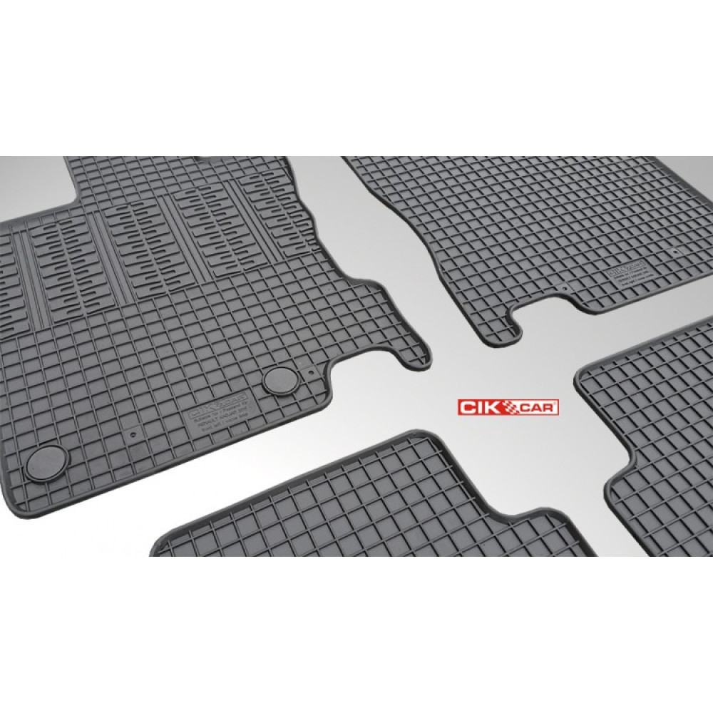 Car rubber floor mats black RENAULT KADJAR (2015-...) C-CAR