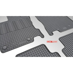 Car rubber floor mats black RENAULT KADJAR (2015-...) C-CAR
