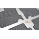 Car rubber floor mats black RENAULT KADJAR (2015-...) C-CAR