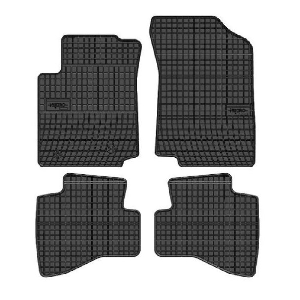 Car rubber floor mats black CITROEN C1 II (2014-...) NEGRO