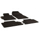 Car rubber floor mats black TOYOTA COROLLA (2007-2013) NEGRO