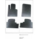 Car rubber floor mats black KIA SORENTO III (5s.)(2015-...) NEGRO