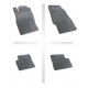 Car rubber floor mats black OPEL CORSA D (2006-2014) NEGRO