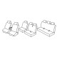 Car seat covers *HARMONY* VOLKSWAGEN T5 (8s.)(2003-2015)