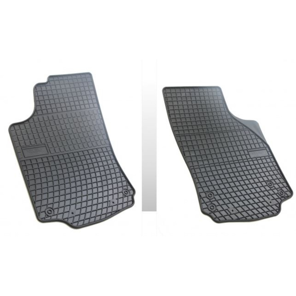 Car rubber floor mats black OPEL COMBO C (2000-2011) NEGRO