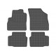 Car rubber floor mats black OPEL ASTRA K (2016-...) NEGRO