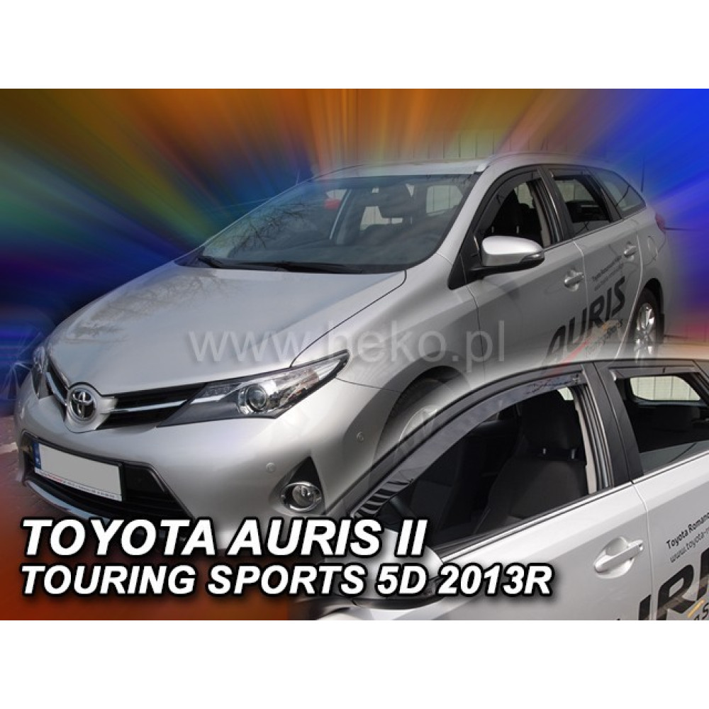 Window deflectors front and rear TOYOTA AURIS II TOURING (2013-...) 29637