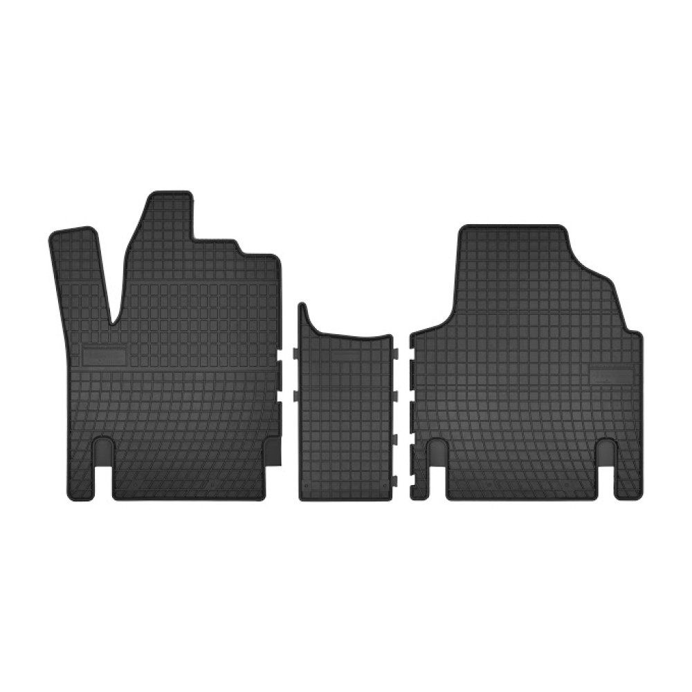 Car rubber floor mats black PEUGEOT EXPERT (1994-2006) NEGRO