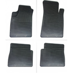 Car rubber floor mats black RENAULT KANGOO I (1998-2007)(5s.) NEGRO