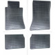 Car rubber floor mats black MB 124 (1985-1997) NEGRO