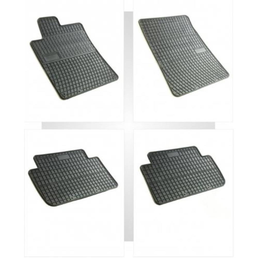 Car rubber floor mats black CITROEN C5 (2001-2008) NEGRO