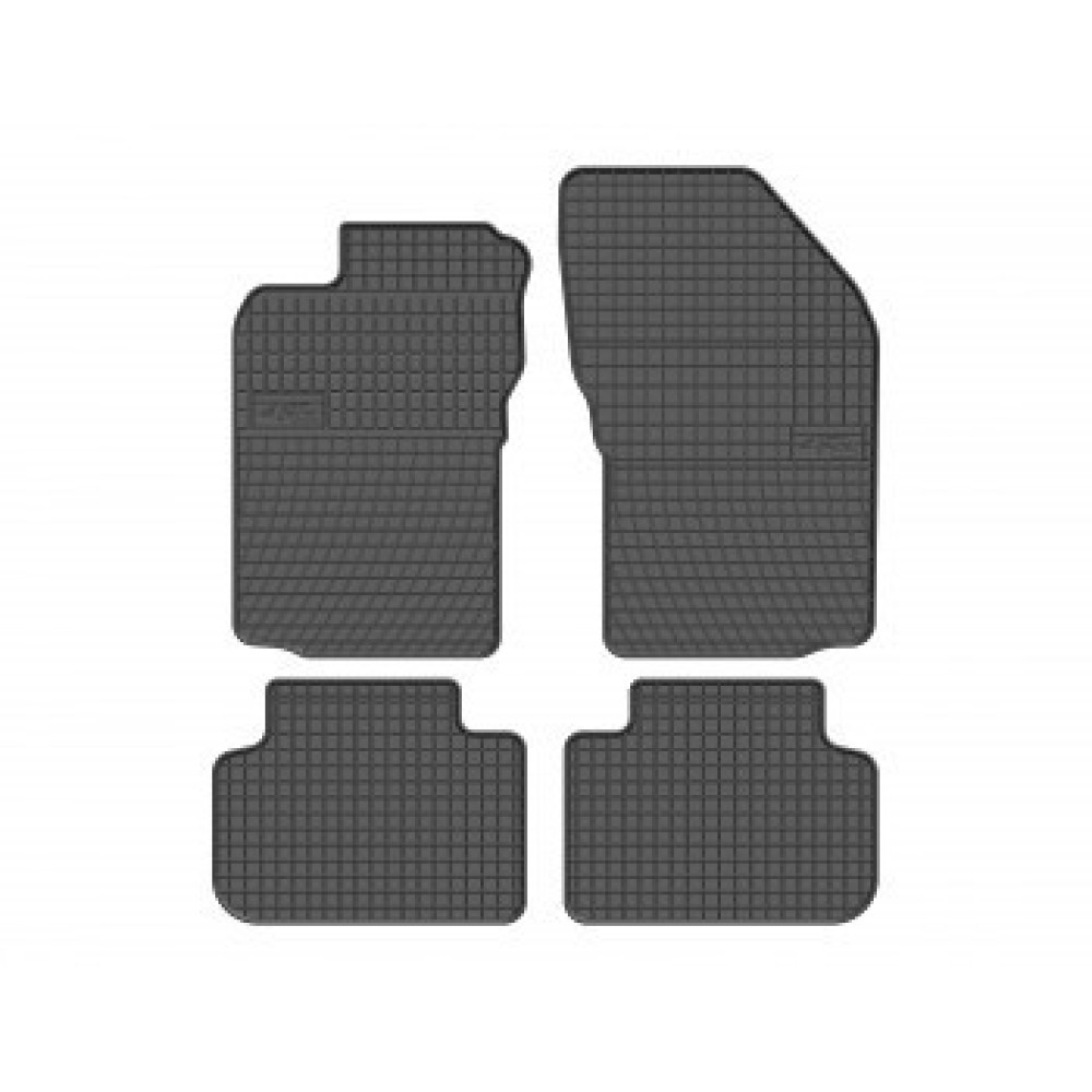 Car rubber floor mats black ALFA ROMEO 147 (2000-2010) NEGRO