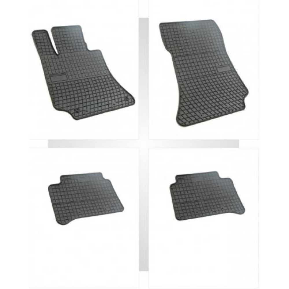 Car rubber floor mats black MB E-class W212 (2009-...) NEGRO
