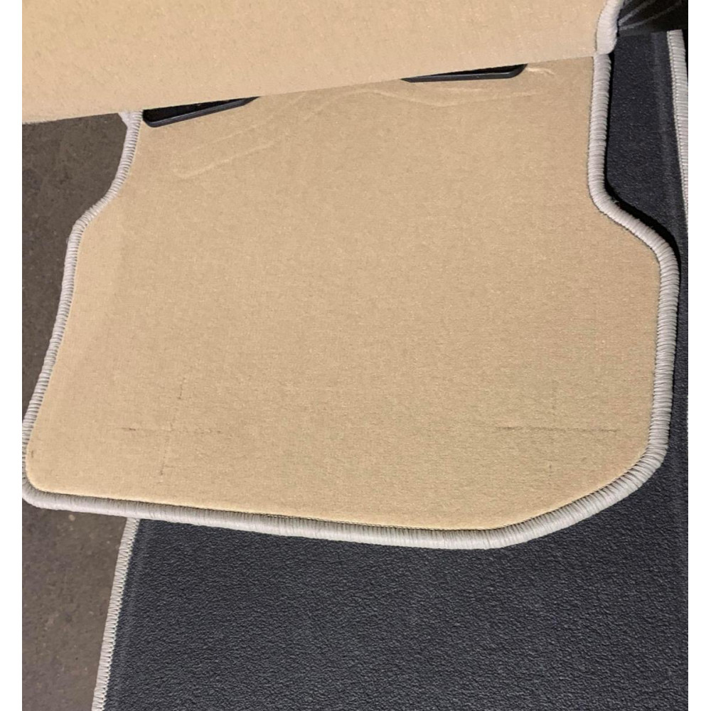 Textile mats beige BMW 5 F10/F11 pre-facelift (2010-2013) LUXE