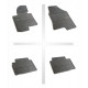 Car rubber floor mats black HYUNDAI ix35 (2010-...) NEGRO