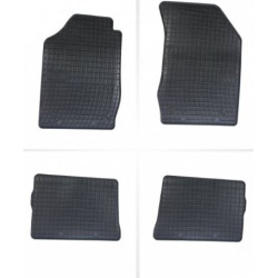 Car rubber floor mats black RENAULT CLIO II (1998-2005) NEGRO