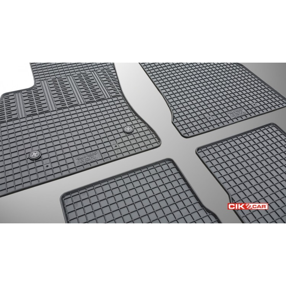 Car rubber floor mats black  OPEL COMBO D (2011-2018) C-CAR