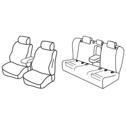 Car seat covers *HARMONY* AUDI A4 Avant (2008-2015)