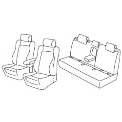 Car seat covers *HARMONY* SEAT LEON III (2013-...)