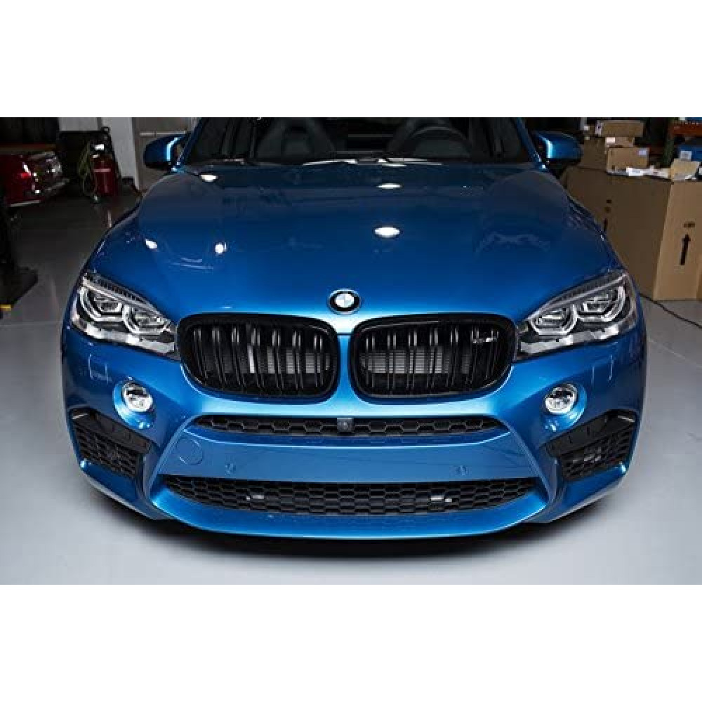 Front grills black gloss BMW X5/X6 F15/F16 Double Stripe Black Gloss (2014-2019)